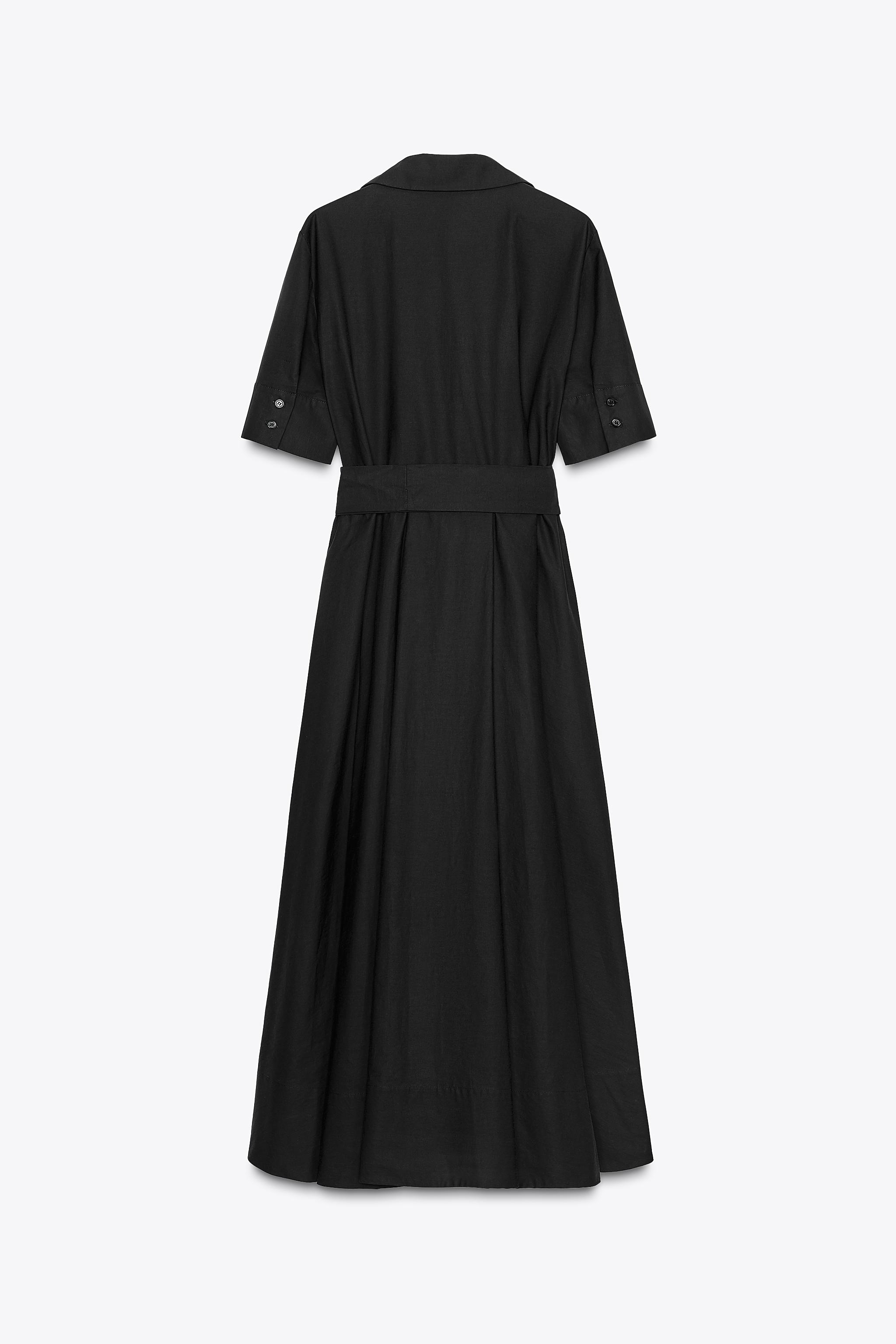 ZW COLLECTION POPLIN MIDI DRESS